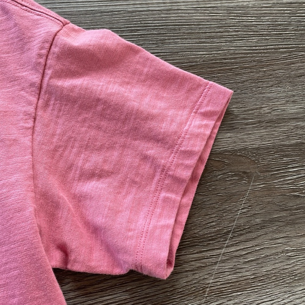 Old Navy Short Sleeve Boxy Vintage Crew Neck T-Shirt Rose Cloud Women’s Size XS - Picture 3 of 8